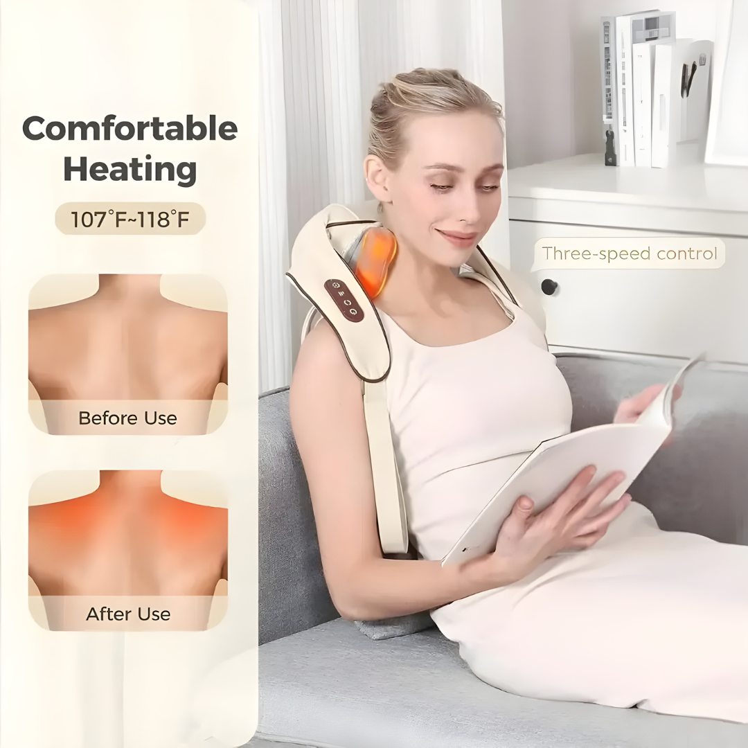 Coravay Heated Neck & Shoulder Massager