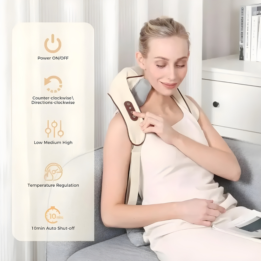 Coravay Heated Neck & Shoulder Massager