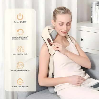 Coravay Heated Neck & Shoulder Massager